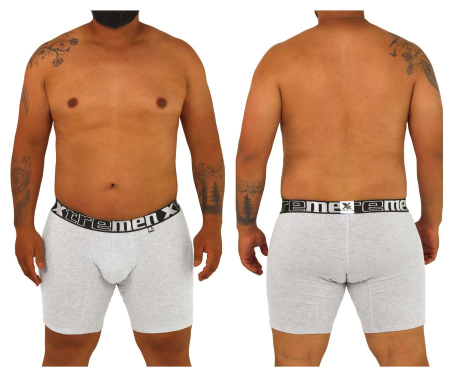 Xtremen Men's Underwear 70001 Plus color Gray