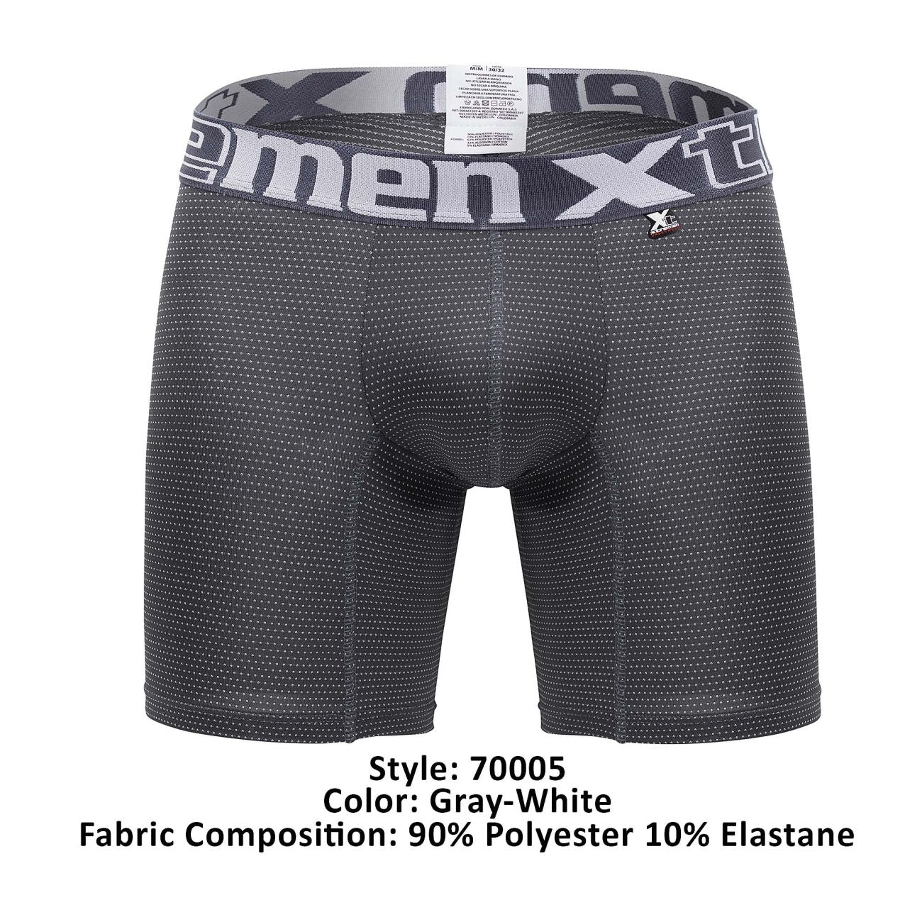 Xtremen Men's Underwear 70005 Plus Color Gray