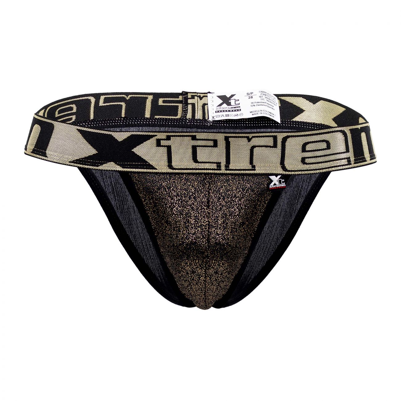 Xtremen Men's Underwear 91089X Frice Microfiber Bikini Color Black