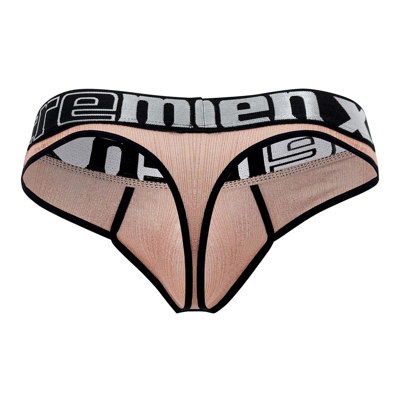 Xtremen Men's Underwear 91091X Frice Microfiber Thongs Color Pink
