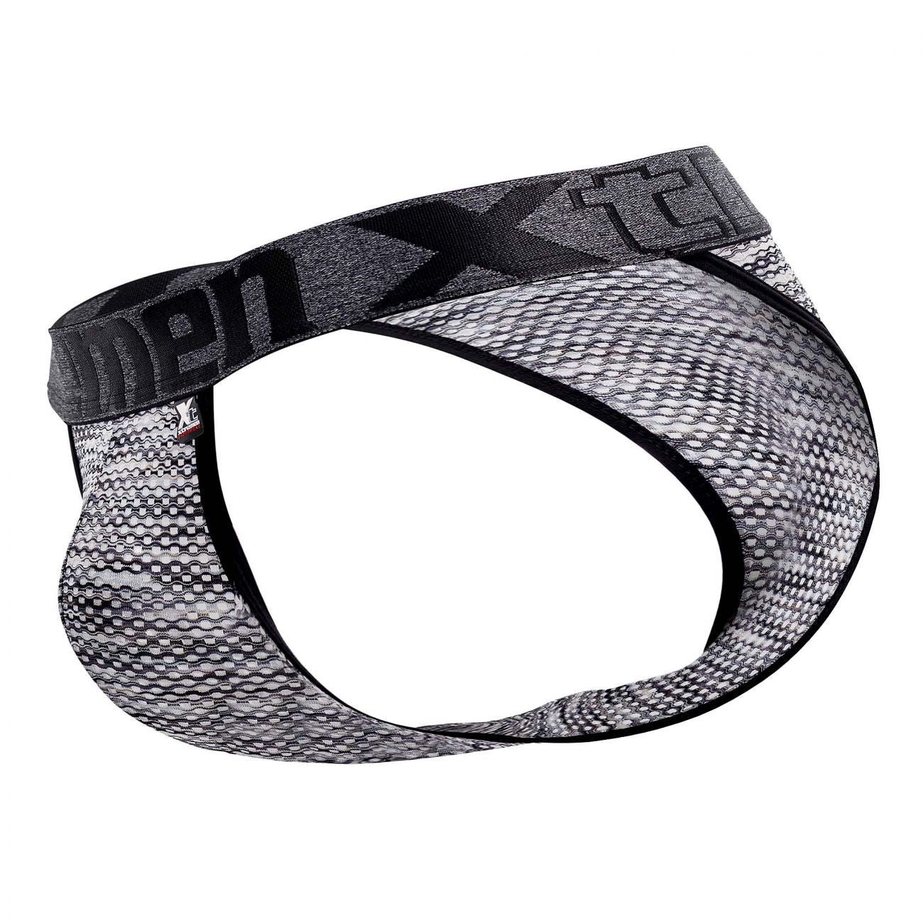 Xtremen Men's Underwear 91098X Microfiber Mesh Bikini Color Black