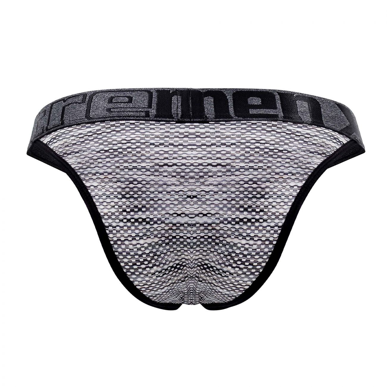 Xtremen Men's Underwear 91098X Microfiber Mesh Bikini Color Black