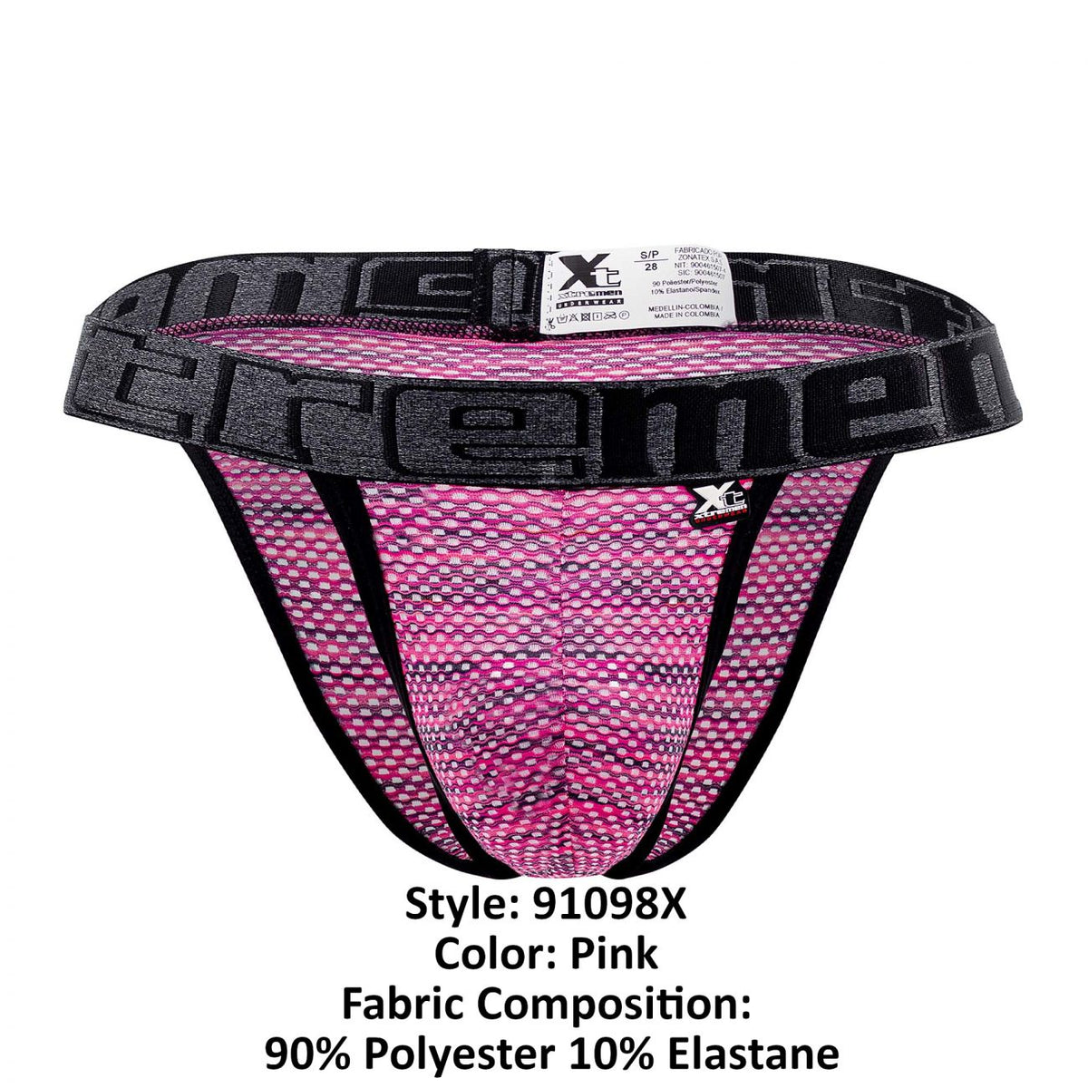 Xtremen Microfiber Mesh Bikini - Pink