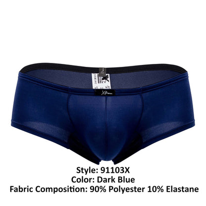 Xtremen Men's Underwear 91103X Microfiber Trunks Color Dark Blue