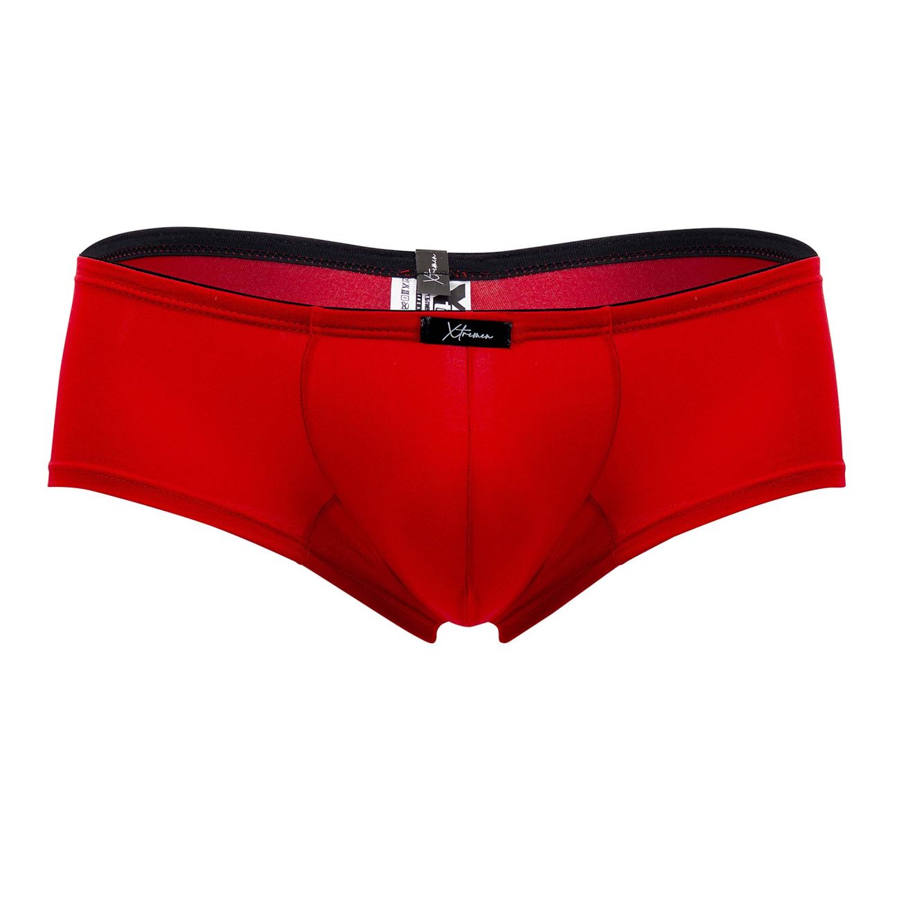 Xtremen Men's Underwear 91103X Microfiber Trunks Color Red