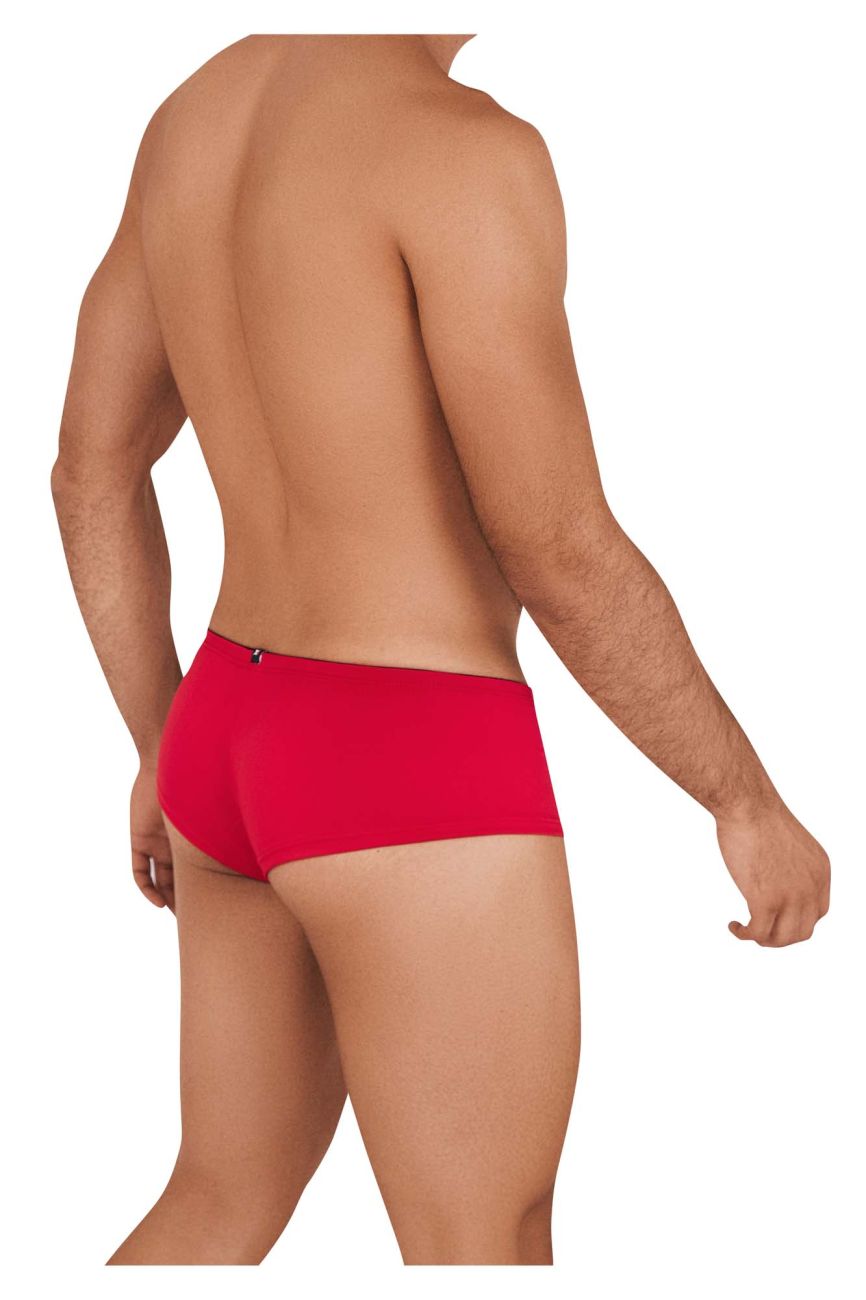 Xtremen Men's Underwear 91103X Microfiber Trunks Color Red