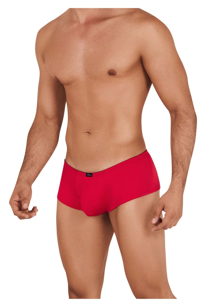 Xtremen Men's Underwear 91103X Microfiber Trunks Color Red