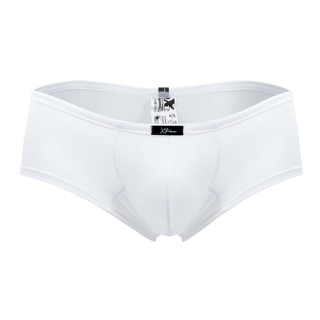 Xtremen Men's Underwear 91103X Microfiber Trunks Color White