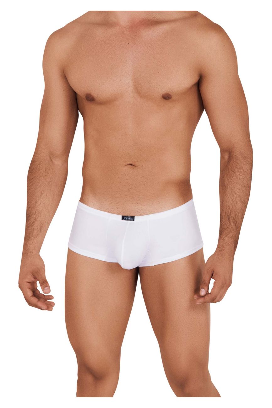 Xtremen Men's Underwear 91103X Microfiber Trunks Color White