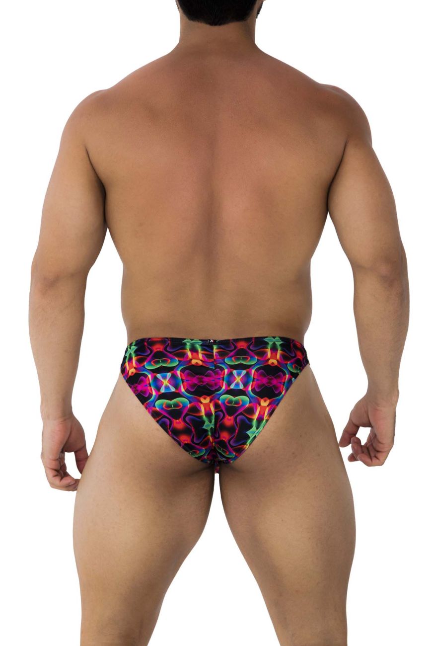 Xtremen Men's Underwear 91172 Printed Bikini Color Bows