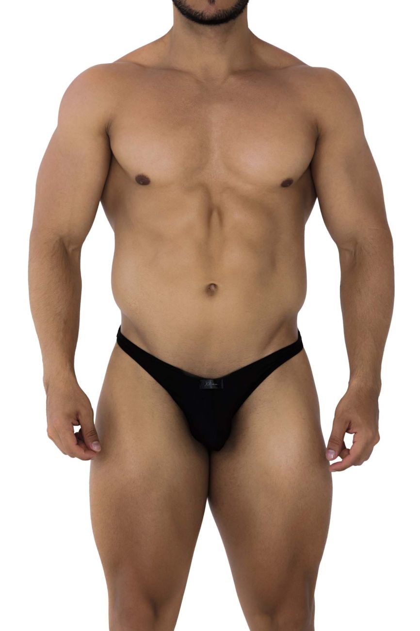 Xtremen Men's Underwear 91177 Microfiber Bikini Color Black