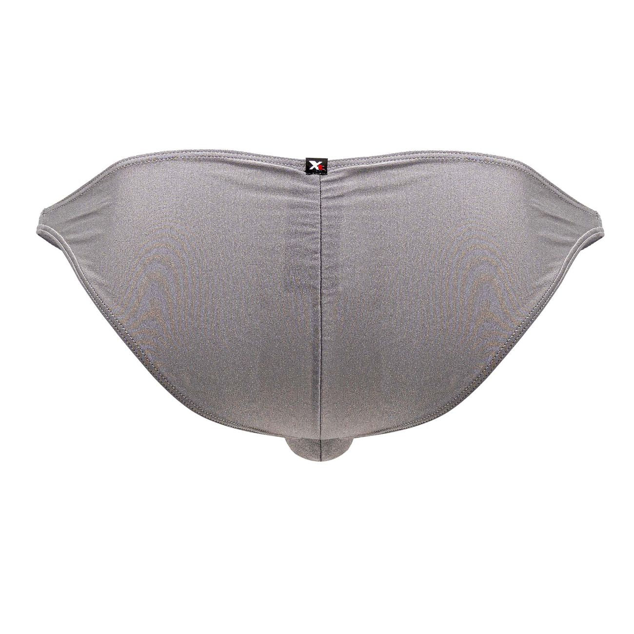 Xtremen Men's Underwear 91179 Microfiber Bikini Color Silver