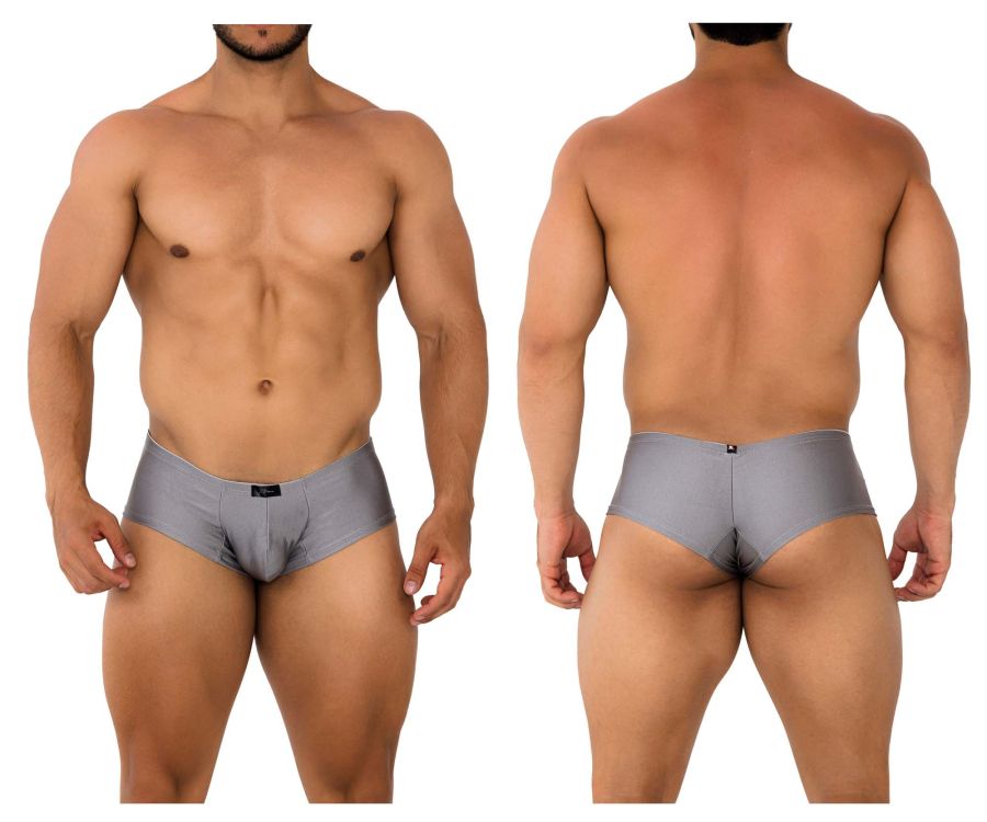 Xtremen Men's Underwear 91180 Microfiber Trunks Color Silver