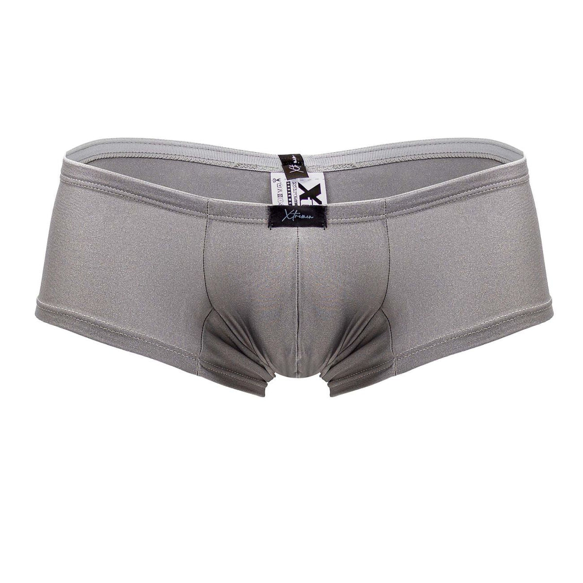 Xtremen Men's Underwear 91180 Microfiber Trunks Color Silver