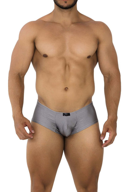 Xtremen Men's Underwear 91180 Microfiber Trunks Color Silver