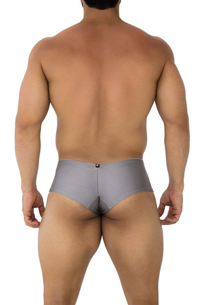 Xtremen Men's Underwear 91180 Microfiber Trunks Color Silver