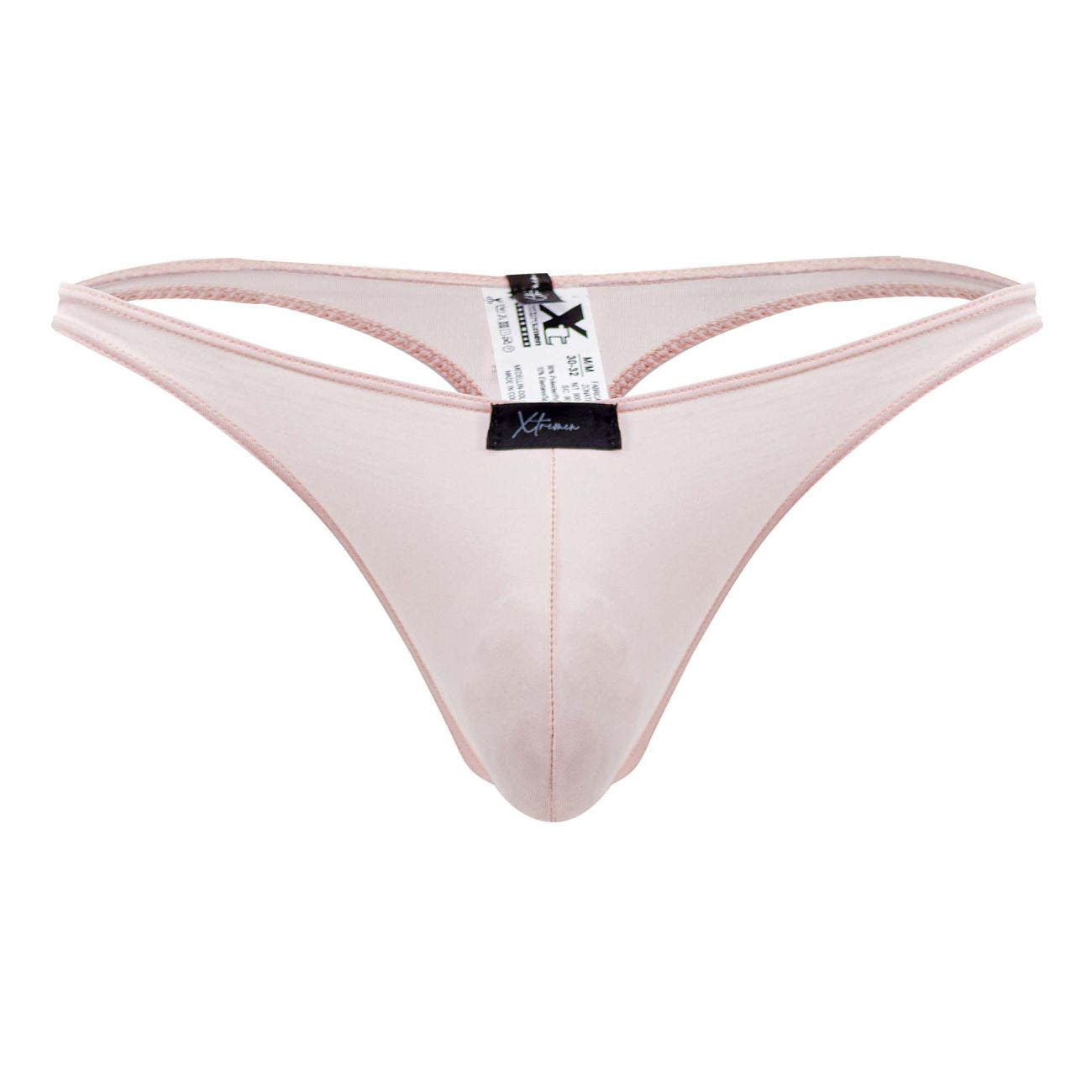 Xtremen Men's Underwear 91182 Microfiber Thongs Color Pink
