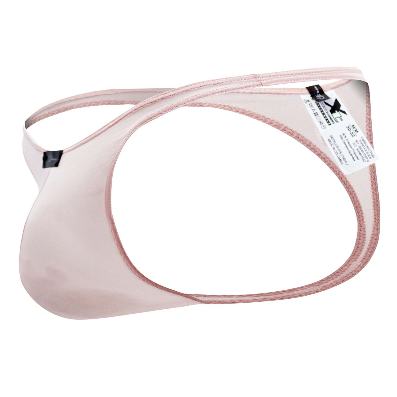 Xtremen Men's Underwear 91182 Microfiber Thongs Color Pink