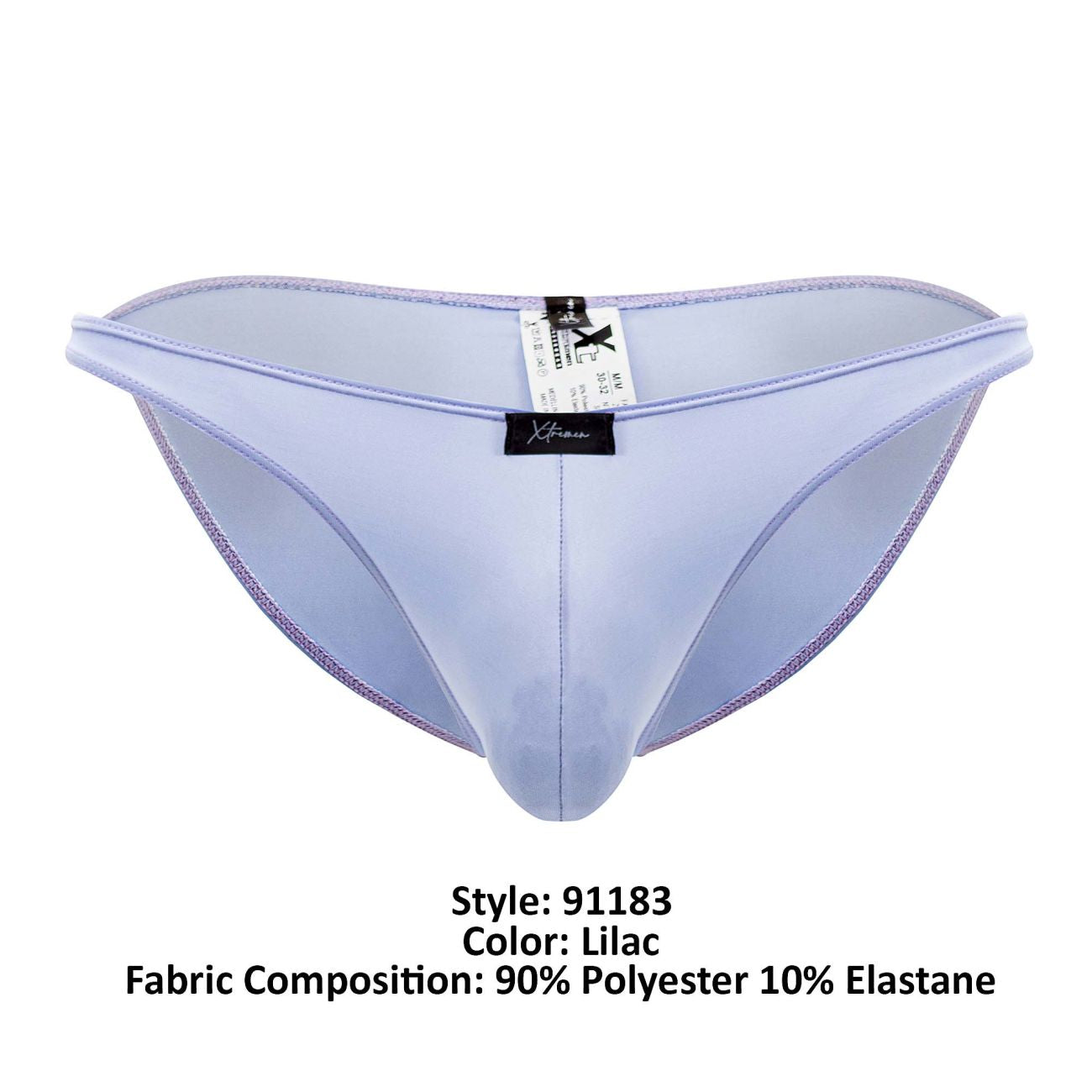 Xtremen Men's Underwear 91183 Microfiber Bikini Color Lilac