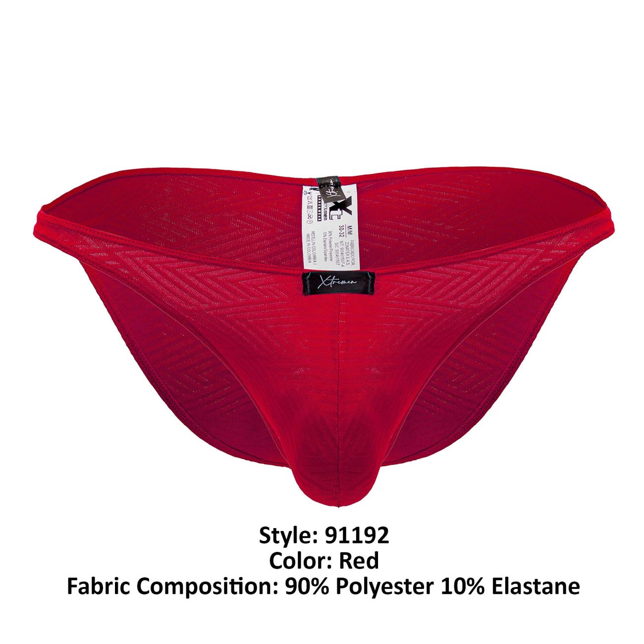 Xtremen Jacquard Bikini - Red
