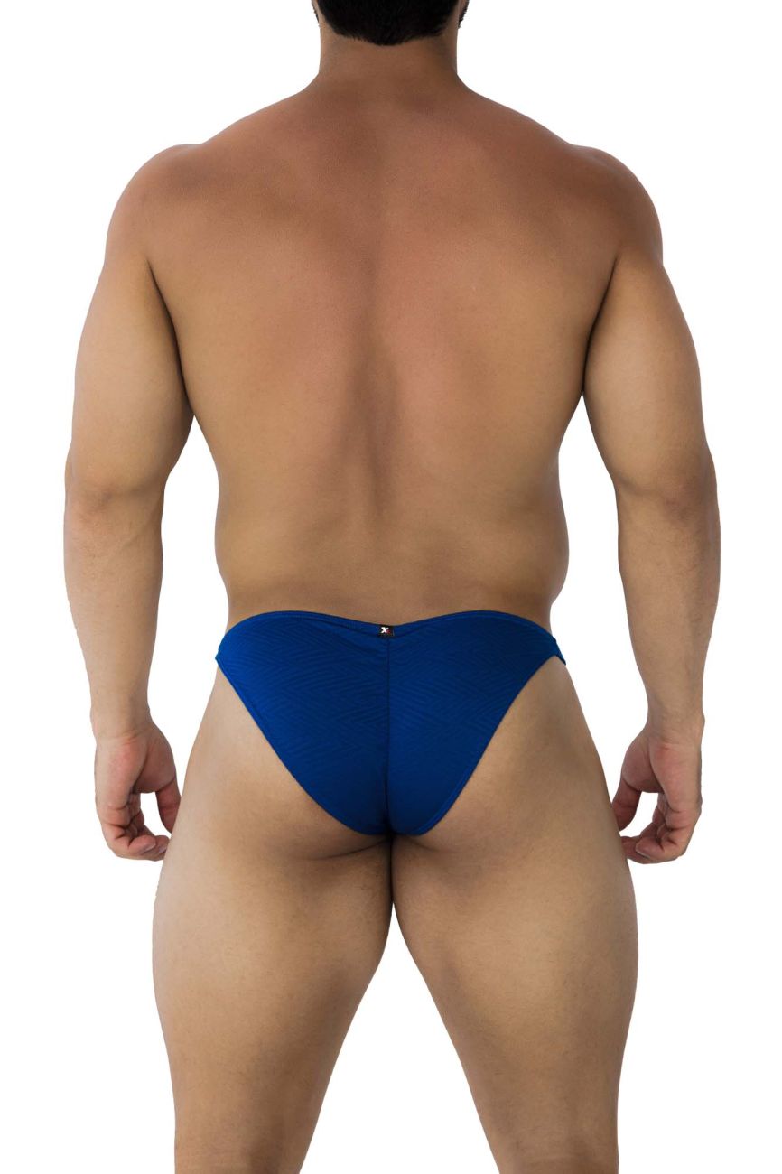 Xtremen Men's Underwear 91192 Jacquard Bikini Color Royal Blue