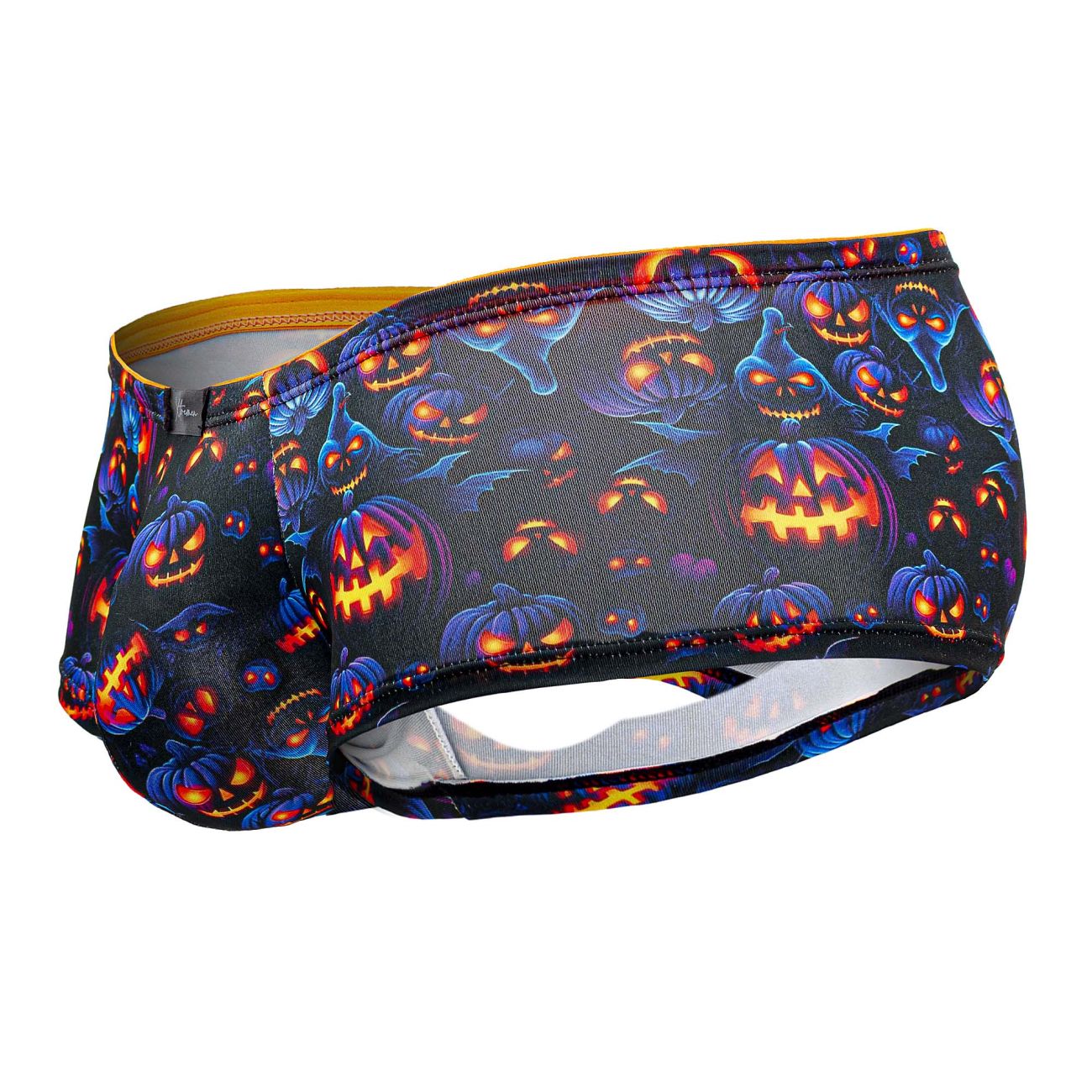 Xtremen Men's Underwear 91193 Printed Trunks Color Pumpkins