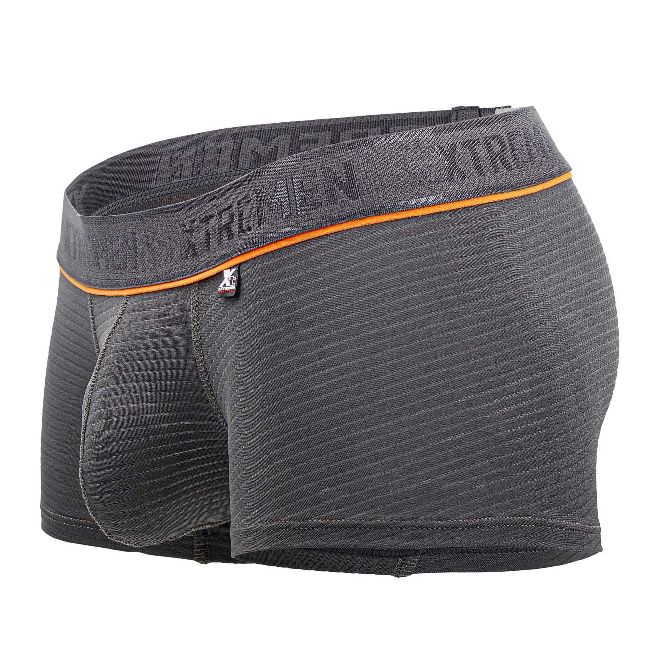 Xtremen Men's Underwear 91196 Jacquard Trunks Color Gray