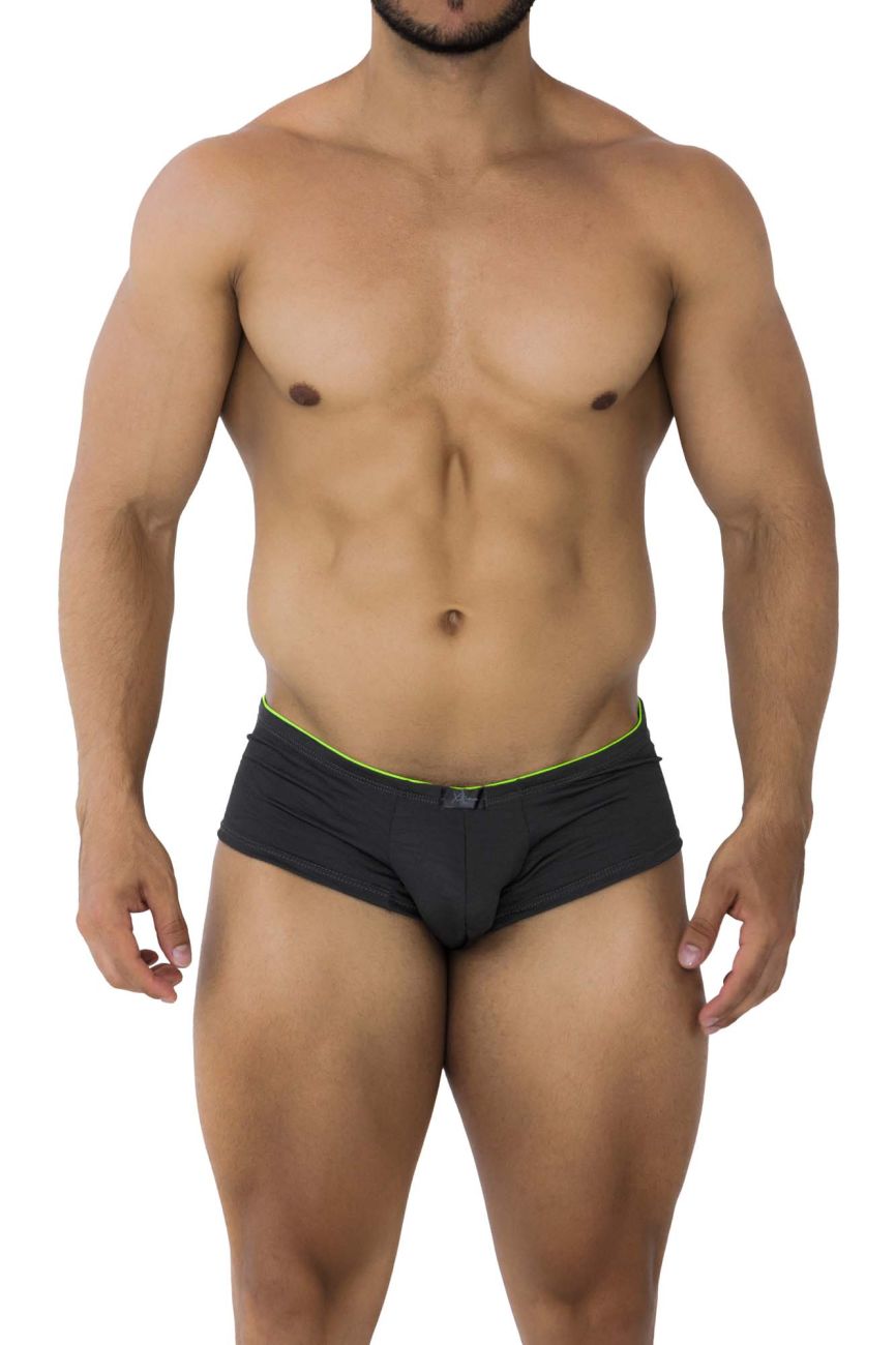 Xtremen Men's Underwear 91199 Jacquard Trunks Color Gray