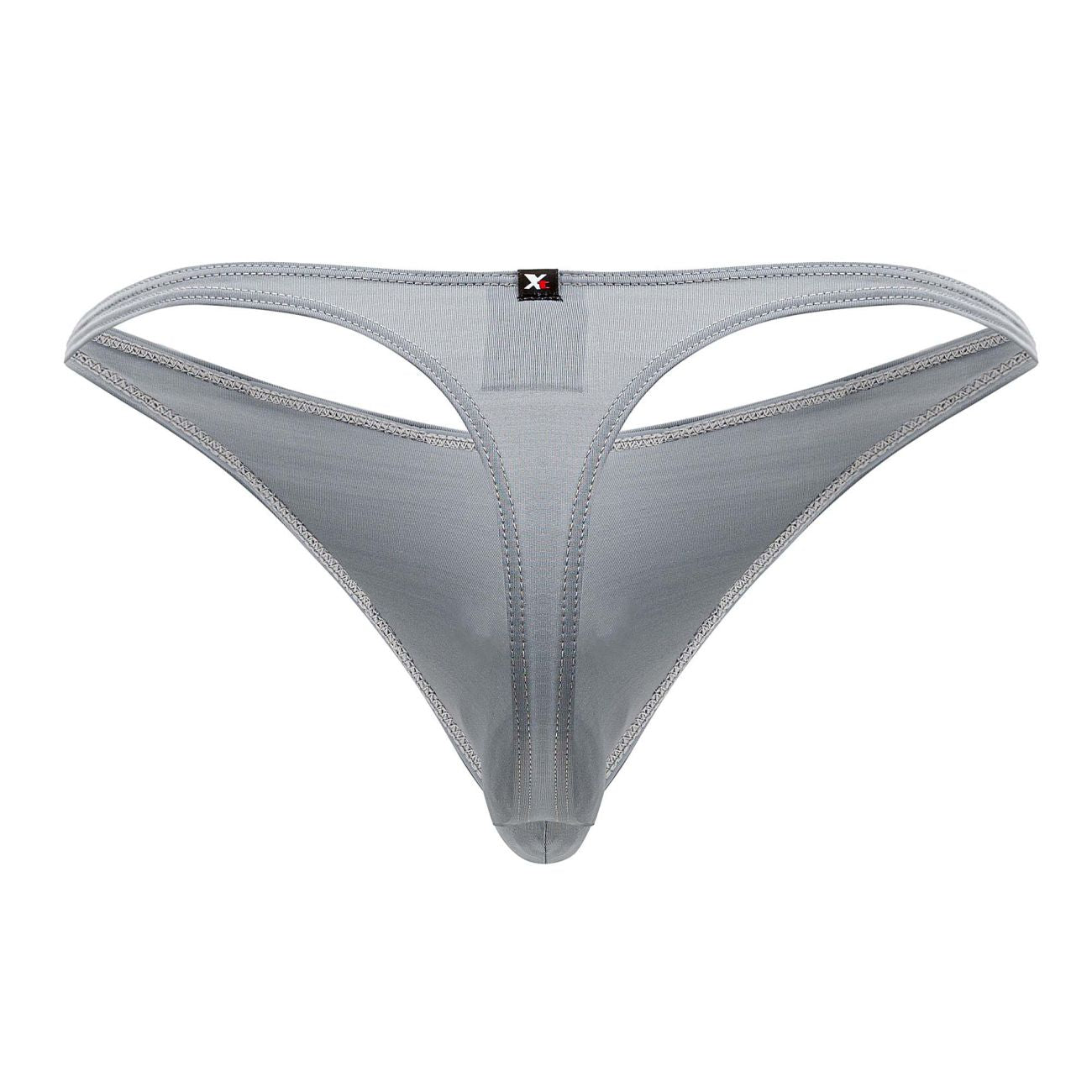 Xtremen Men's Underwear 91203 Microfiber Thongs Color Gray