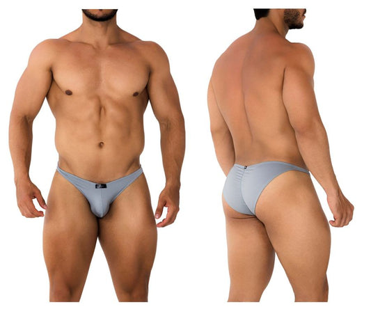 Xtremen Men's Underwear 91204 Microfiber Bikini Color Gray