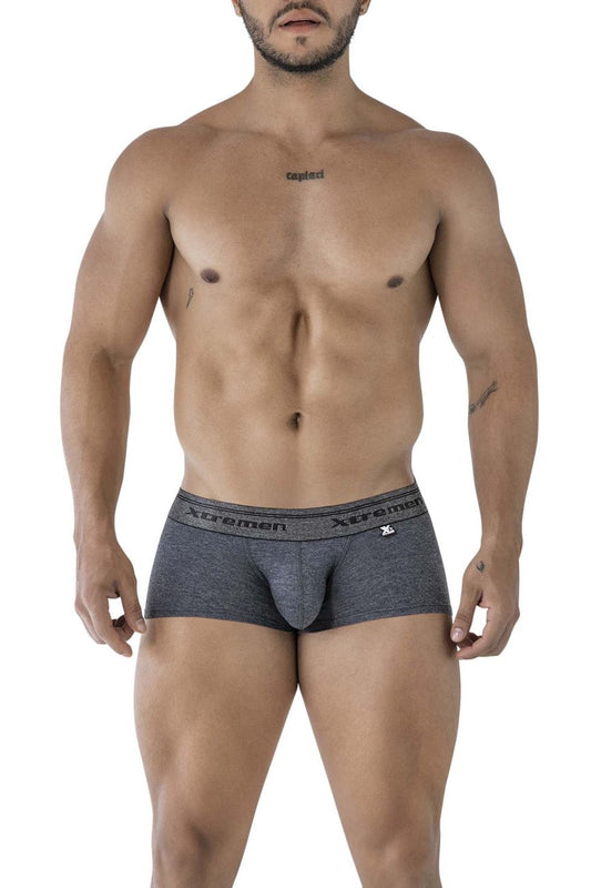 Xtremen Men's Underwear 91205B Cotton Blend Trunks Color Cross