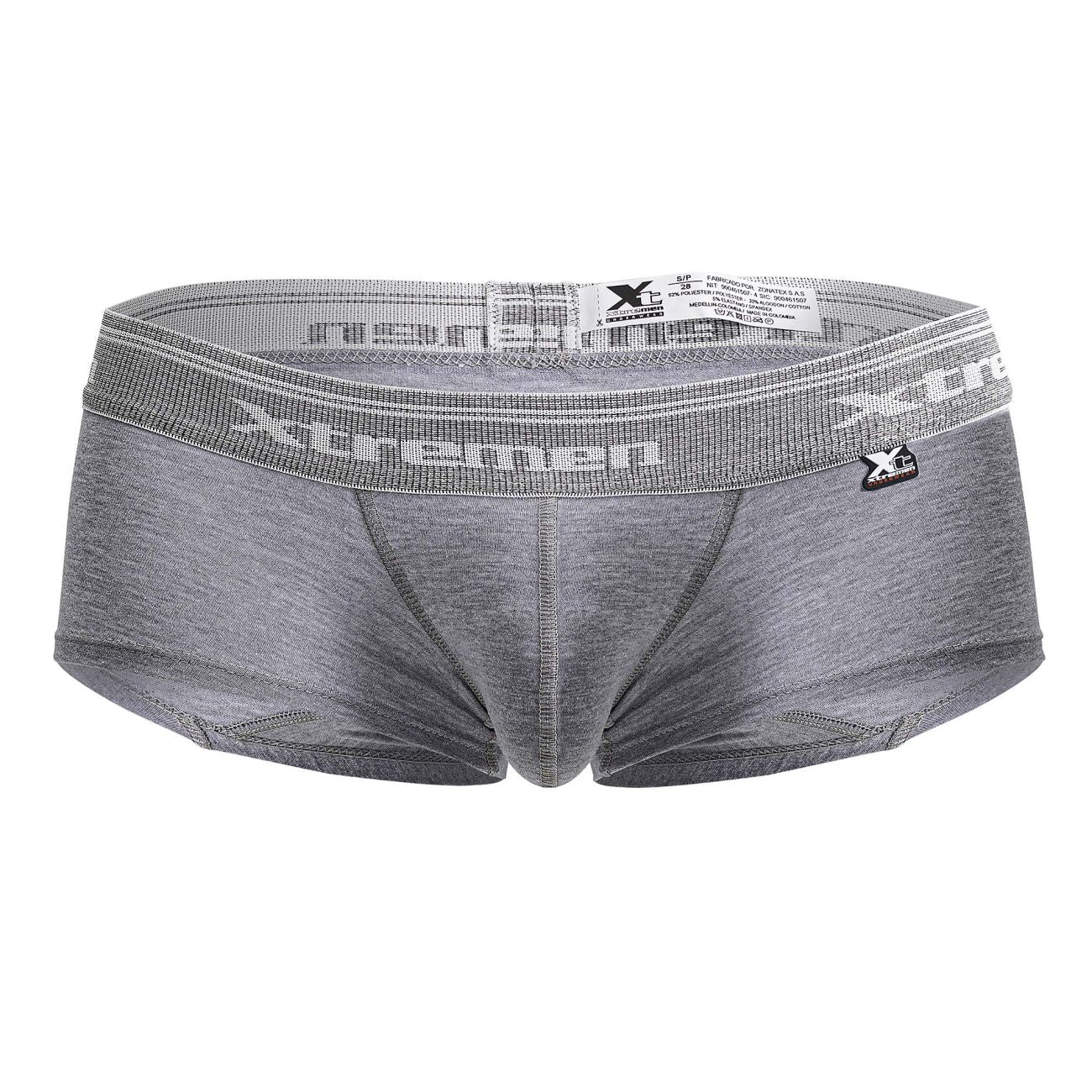 Xtremen Men's Underwear 91205B Cotton Blend Trunks Color Jasper Gray