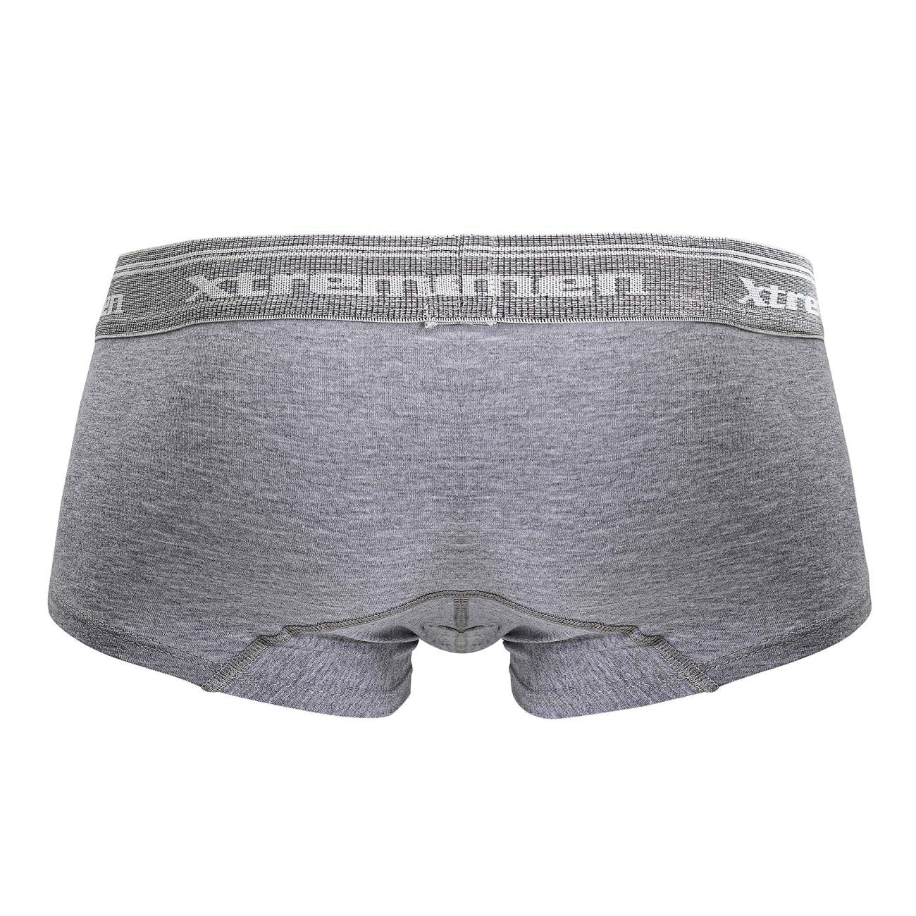 Xtremen Men's Underwear 91205B Cotton Blend Trunks Color Jasper Gray