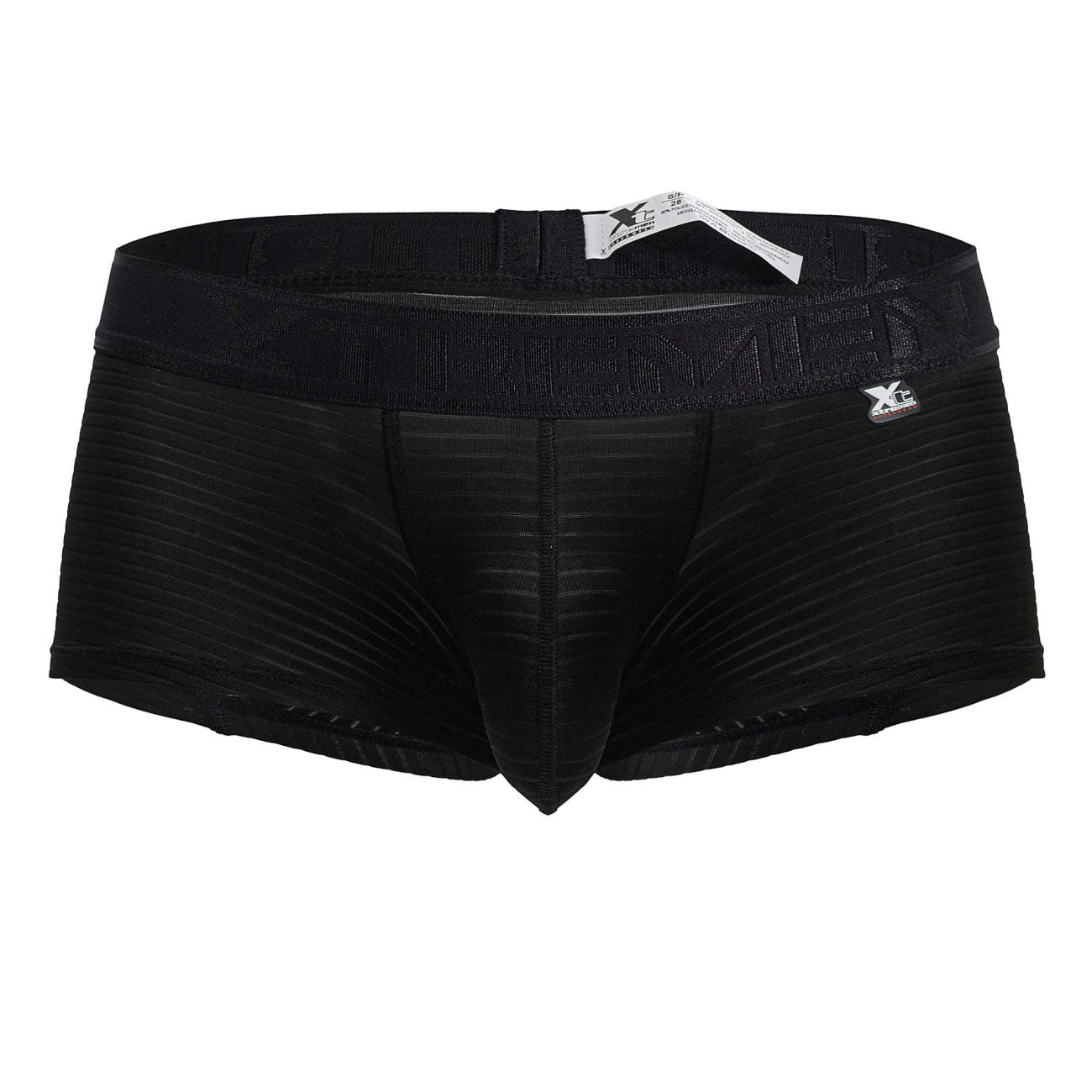 Xtremen Men's Underwear 91209B Microfiber Trunks Color Black