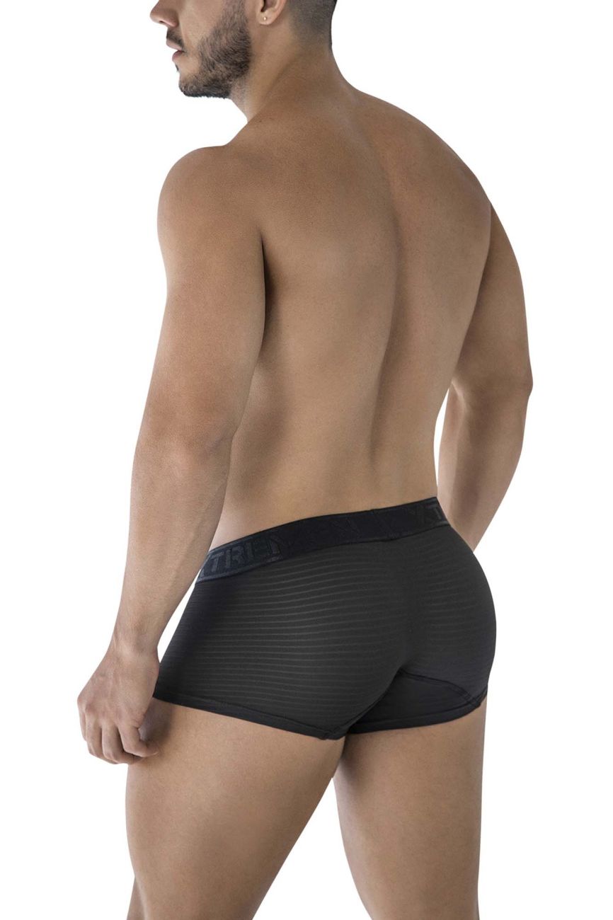Xtremen Men's Underwear 91209B Microfiber Trunks Color Black