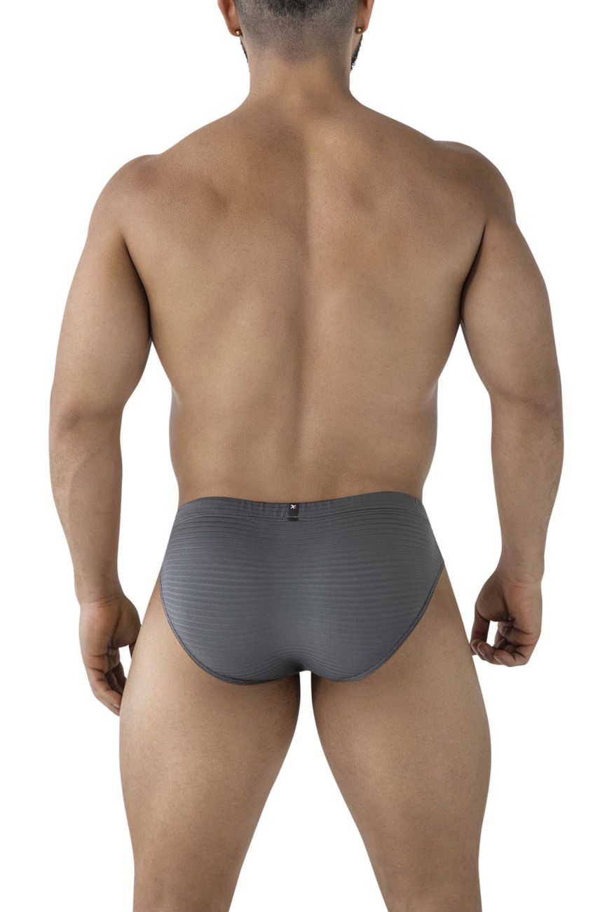 Xtremen Men's Underwear 91210B Microfiber Briefs Color Gray