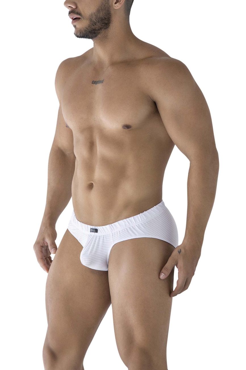 Xtremen Men's Underwear 91210B Microfiber Briefs Color White