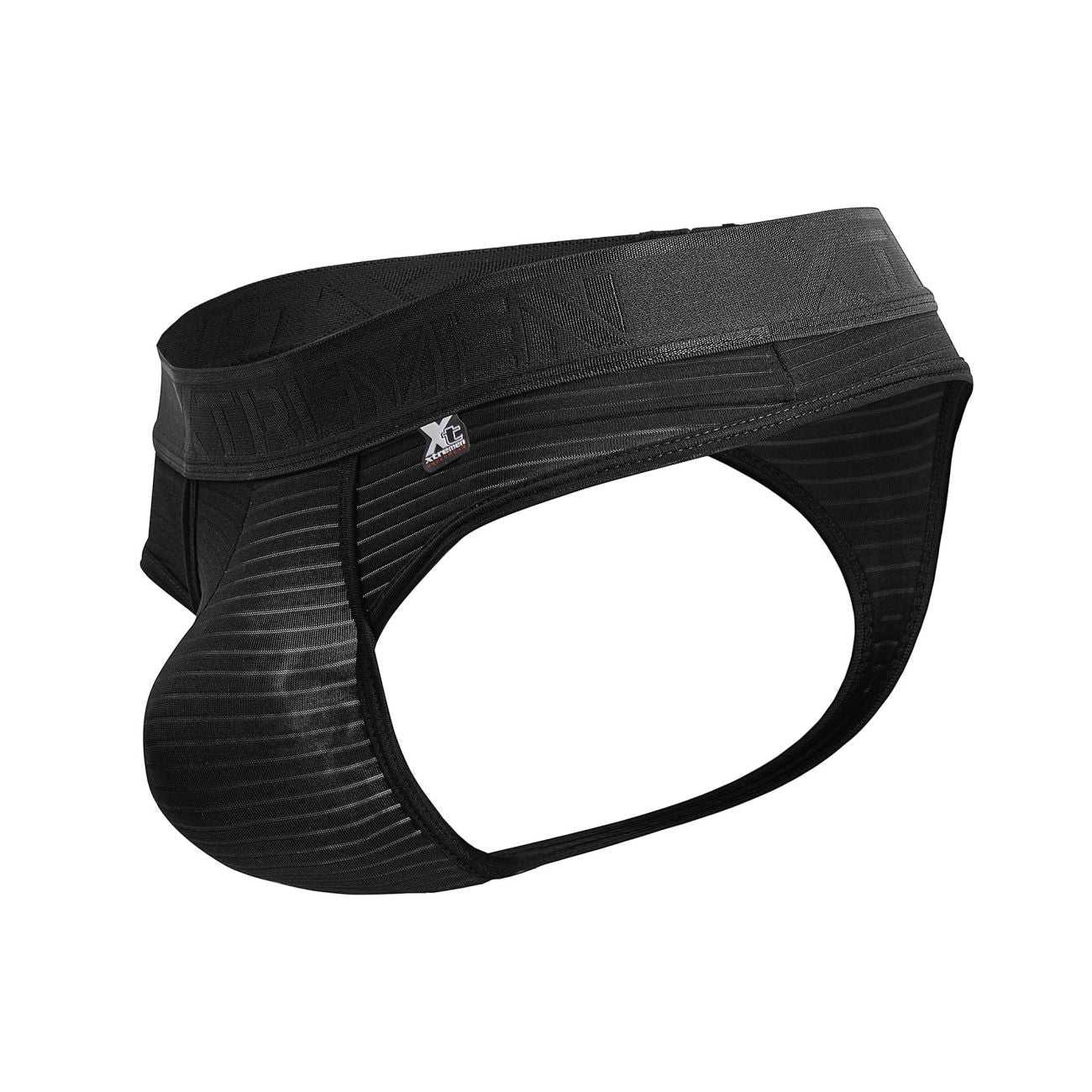 Xtremen Men's Underwear 91211B Microfiber Thongs Color Black