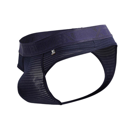 Xtremen Men's Underwear 91211B Microfiber Thongs Color Navy