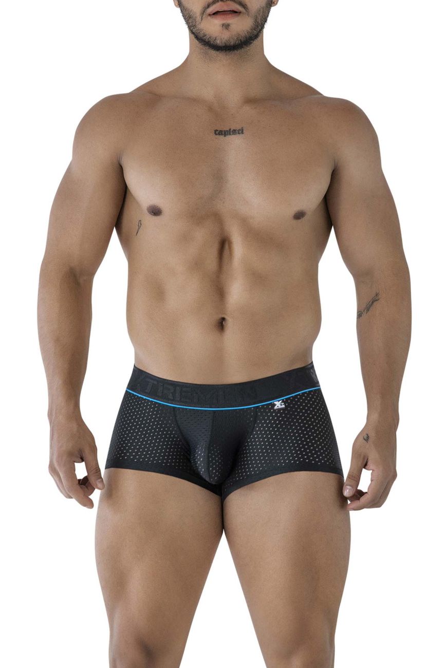Xtremen Men's Underwear 91212B Microfiber Trunks Color Black