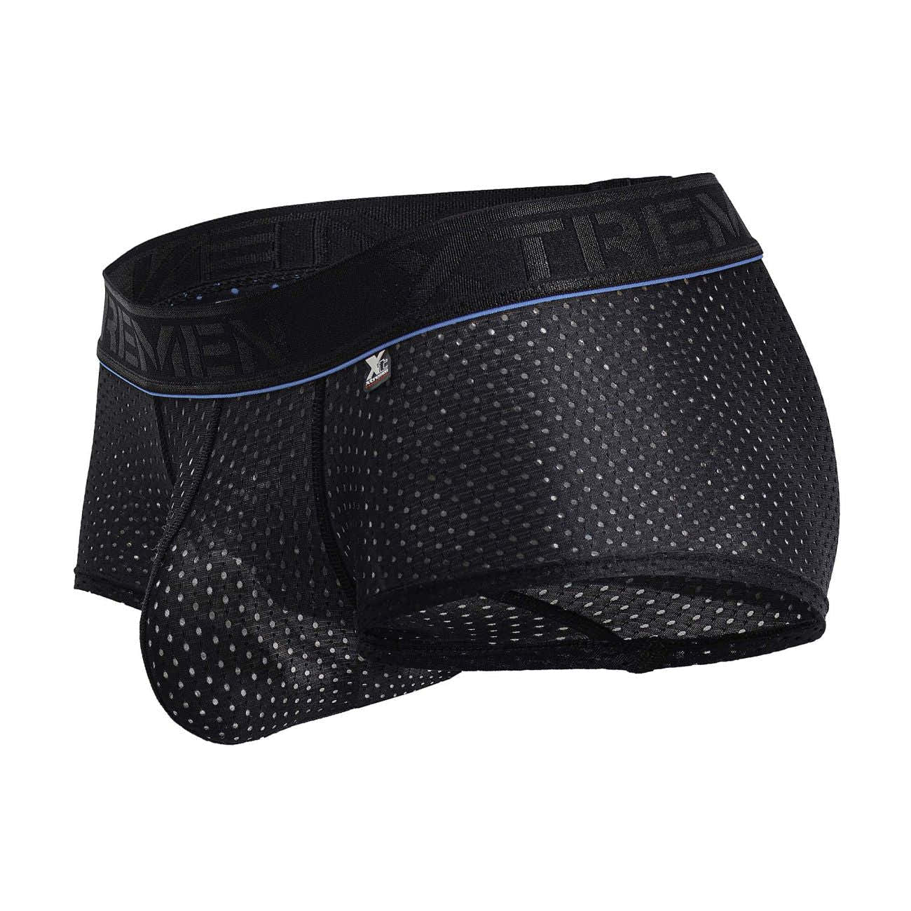 Xtremen Men's Underwear 91212B Microfiber Trunks Color Black