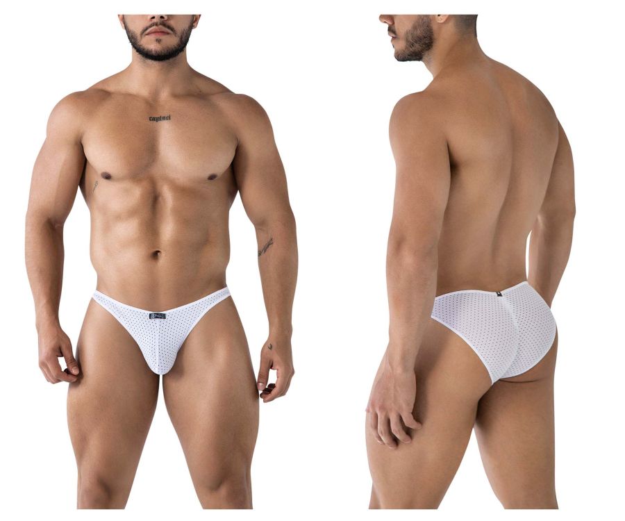 Xtremen Men's Underwear 91215B Microfiber Bikini Color White