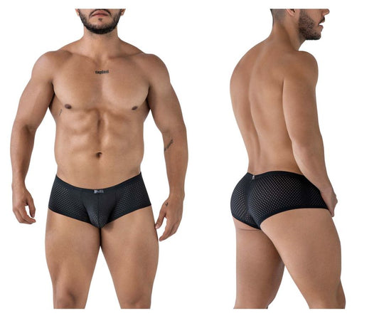 Xtremen Men's Underwear 91216B Microfiber Trunks Color Black