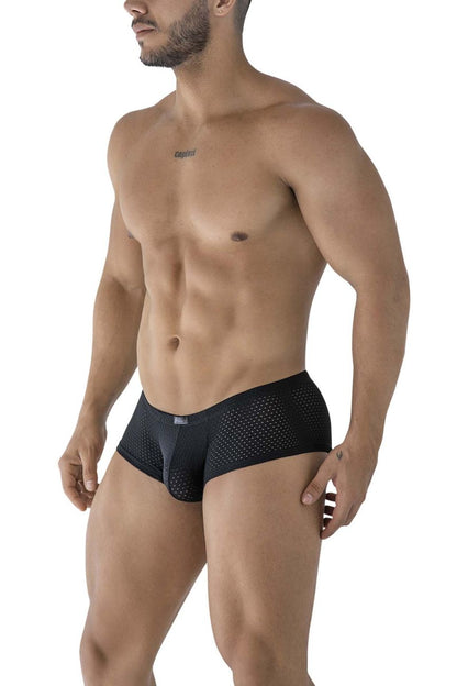 Xtremen Men's Underwear 91216B Microfiber Trunks Color Black