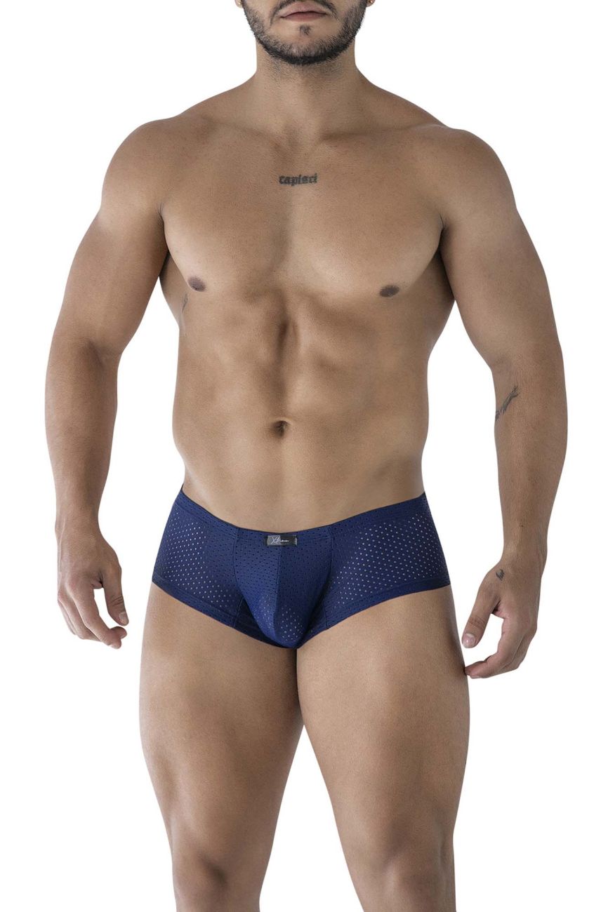 Xtremen Men's Underwear 91216B Microfiber Trunks Color Dark Blue