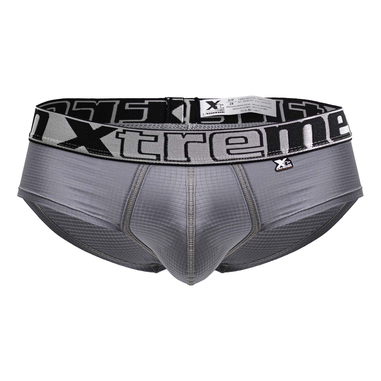 Xtremen Men's Underwear 91221 Microfiber Briefs Color Gray