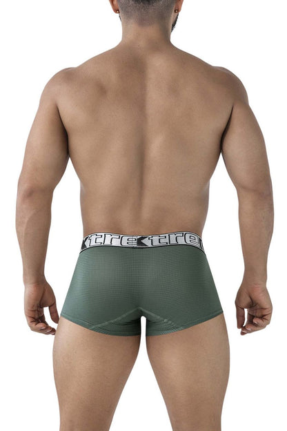 Xtremen Men's Underwear 91222 Microfiber Trunks Color Green