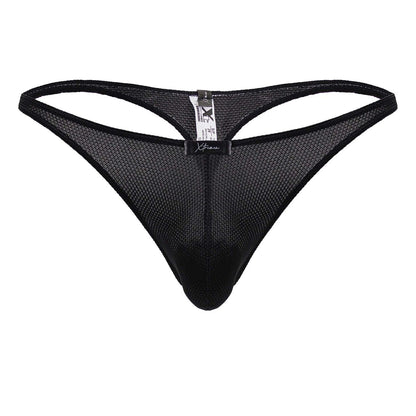 Xtremen Men's Underwear 91223 Microfiber Thongs Color Black