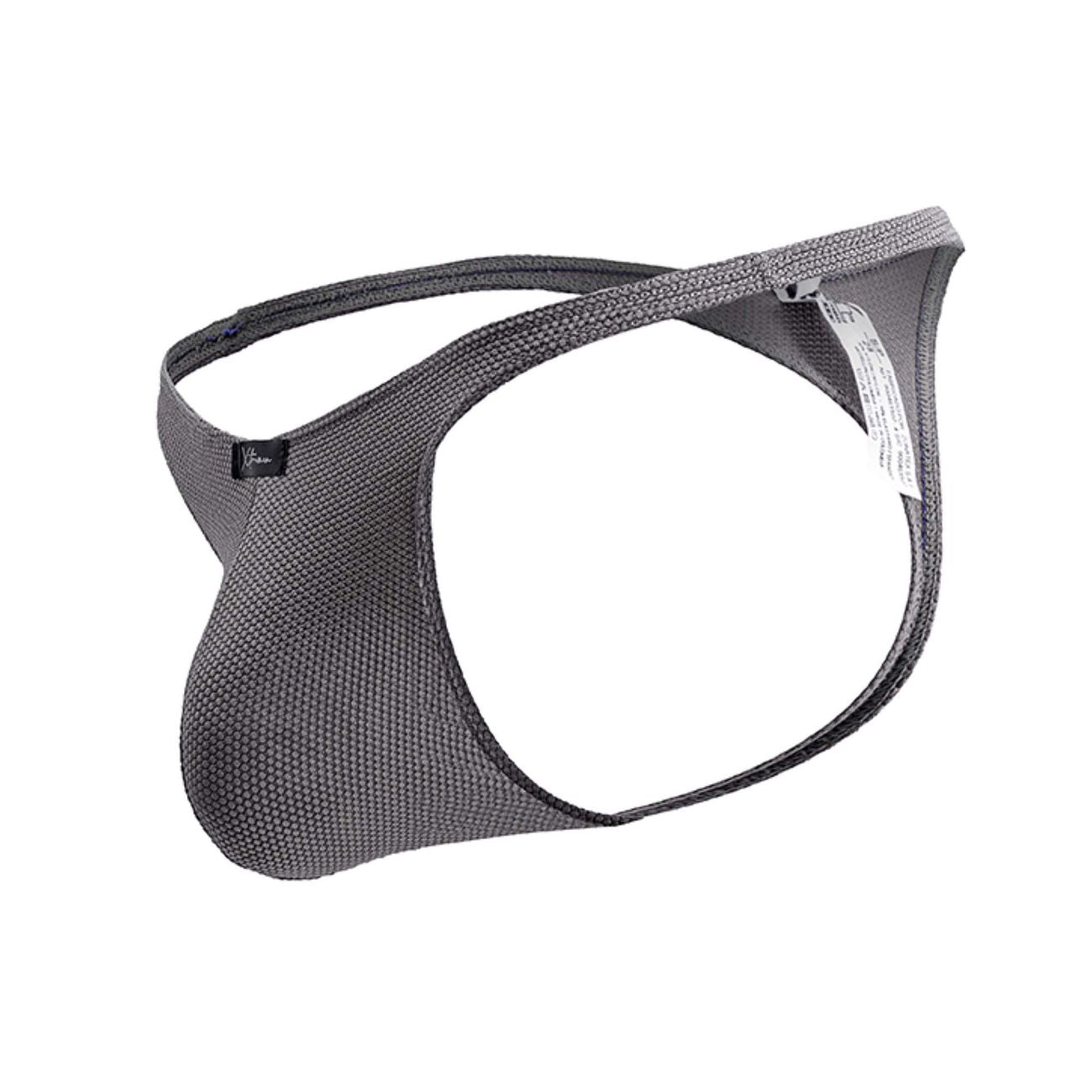 Xtremen Men's Underwear 91223 Microfiber Thongs Color Gray