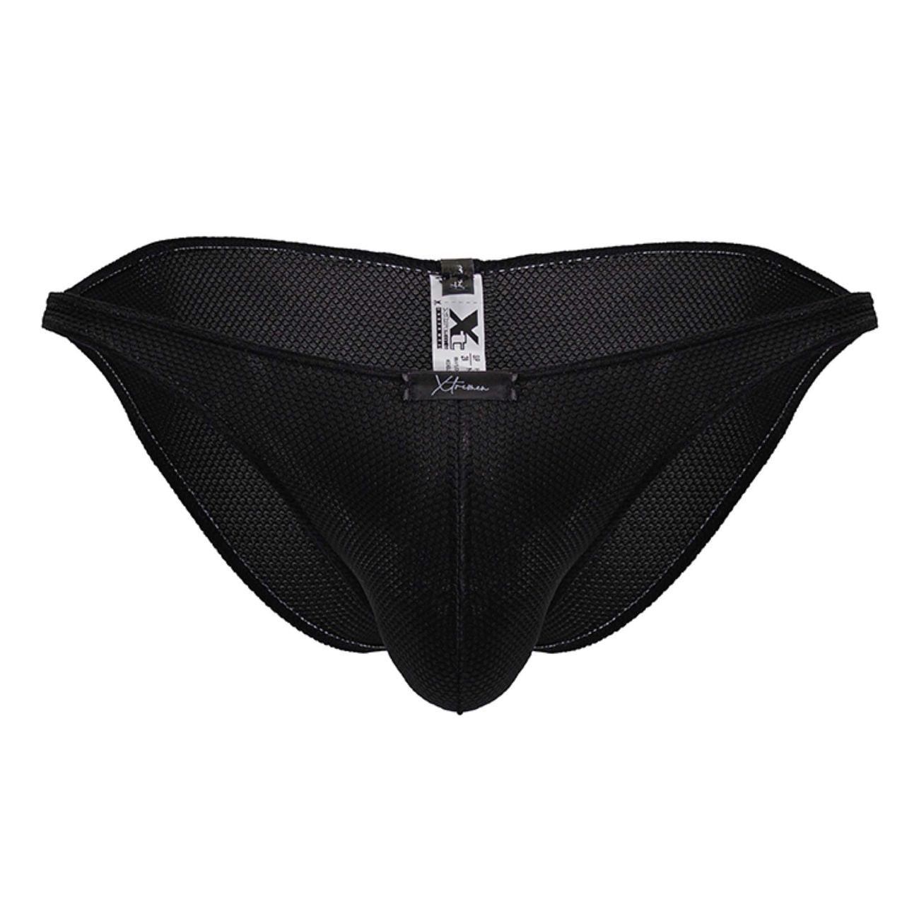 Xtremen Men's Underwear 91224 Microfiber Bikini Color Black